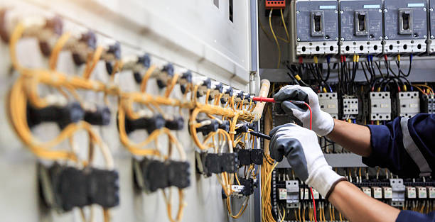 Professional Electrician technician working in Falconer, NY